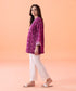 Women's Intermix Pret Solid Embroidered Dobby Pink Shirt
